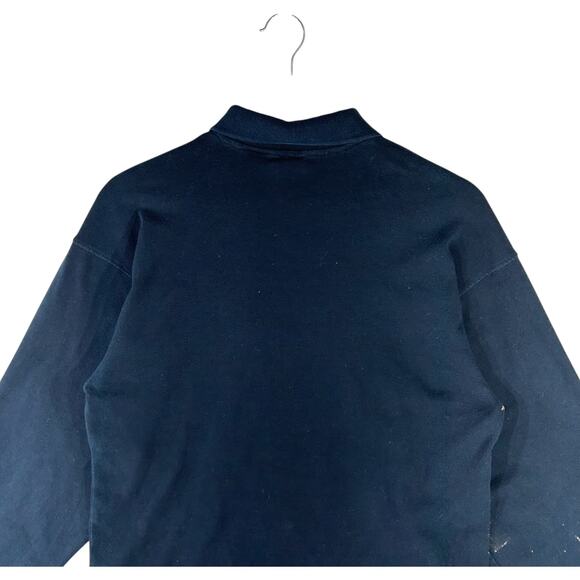 Vintage Disney Mickey Mouse Logo 1/4 Zip Collared Sweatshirt - Picture 6 of 8